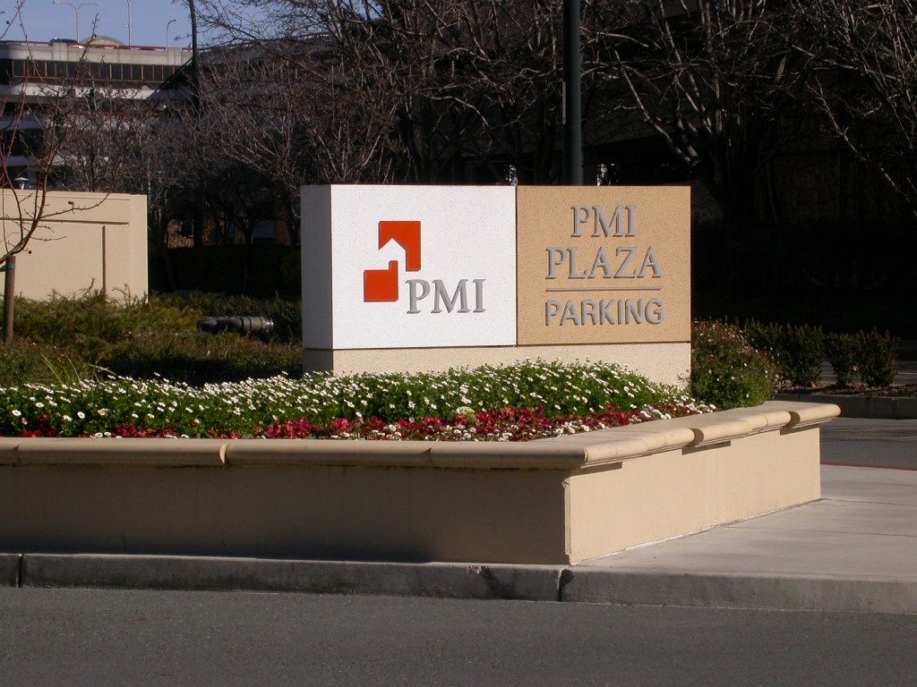 Monument sign with LED illumination, Walnut Creek